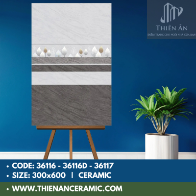 Gạch ốp tường Ceramic BNC 36116 - 36116D - 36117