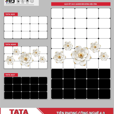 Gạch ốp tường Ceramic BNC 3635 - 3636V - 3637