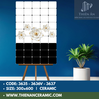 Gạch ốp tường Ceramic BNC 3635 - 3636V - 3637