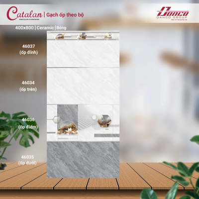 Gạch ốp tường Ceramic Catalan 46034 - 46035 - 46036 - 46037