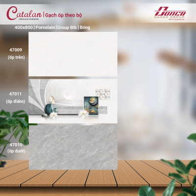 Gạch ốp tường Porcelain Catalan 47009 - 47010 - 47011
