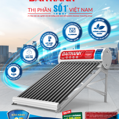 Máy nước nóng NLMT Đại Thành VIGO 150L 70-10