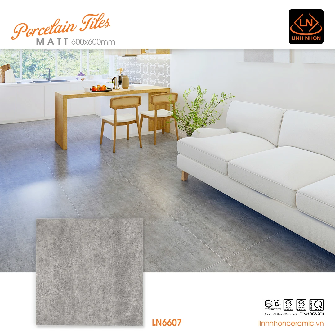 Gạch lát nền Porcelain KIS LN6607