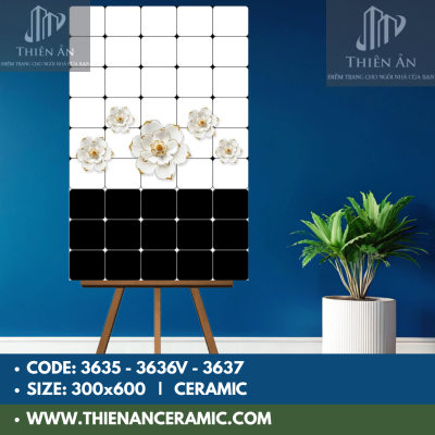 Gạch ốp tường Ceramic BNC 3635 - 3636V - 3637